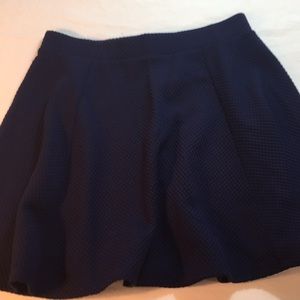H&M navy swing skirt, fun & flirty, NEW with tags!